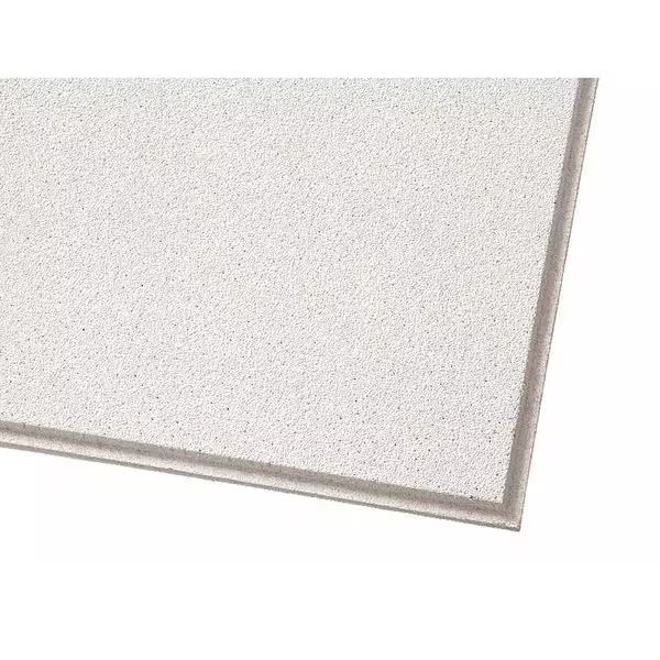 Armstrong Dune Ceiling Tile, 24 in W x 24 in L, Angled Tegular, 15/16 in Grid