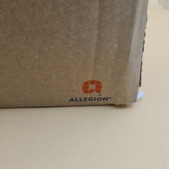 LCN Allegion 1461 GLBLK/693 TBRST New Open Box Condition Black Aluminum Door