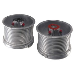 AMERICAN GARAGE DOOR SUPPLY 5250-18S Cable Drum, Aluminum, 3 3/8 in L, PK2 5MVF0