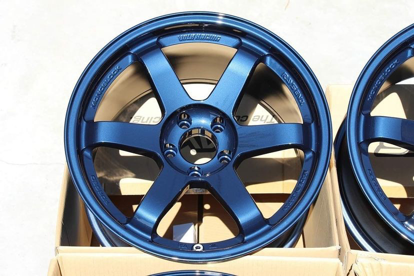 High Gloss Metallic MIDNIGHT BRIGHT BLUE powder coating, 1Lb/450g