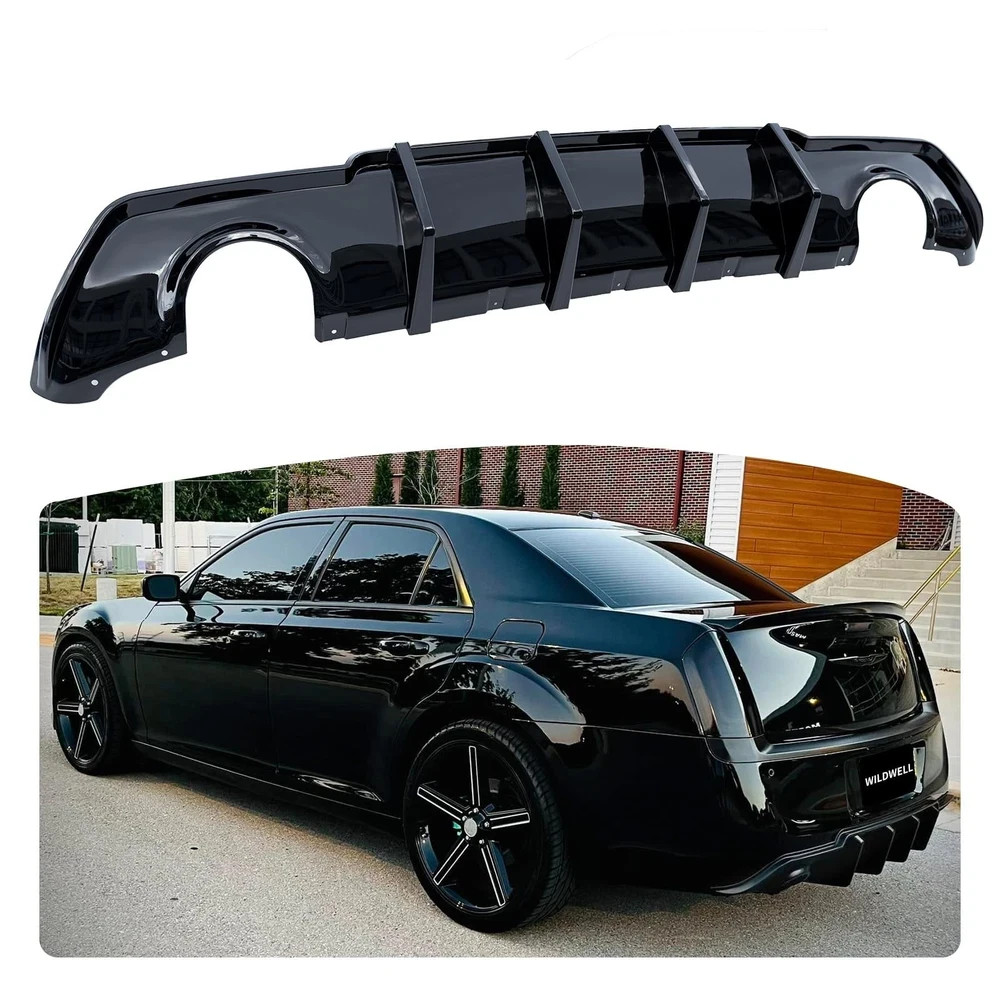 Rear Bumper Diffuser Compatible with 2012-2014 Chrysler 300S/Touring/Limited