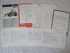 Brochure Fiat Allis 745-C wheel loader with price lists and offer 70/80s