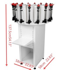 12 Stations Paint Colorant Dispenser110V2.3L Drum Paint Color Tinting Machine