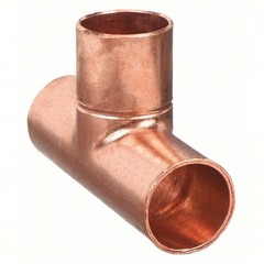 NIBCO Pipe Fitting Tee 5/8 x 3/4 OD Copper 9611 Solder Joint QTY 25