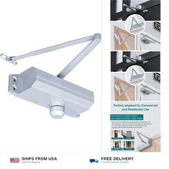 POWAWINI Grade 1 Heavy Duty Automatic Door Closer Residential Commercial | Ad…