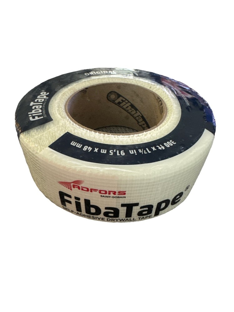 FibaTape 1-7/8 In. x 300 Ft. White Self-Adhesive Joint Drywall Tape FDW8665-U