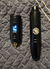 Dragonhawk S11 Mast Rotary Tattoo Machine w/ Aurora Premium Battery *OPEN BOX*