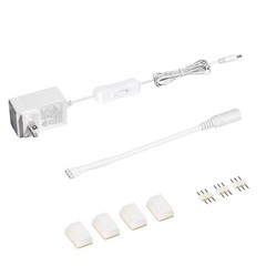 WOBANE Accessories Additional Strip Lights, 12W Adapter with DC white