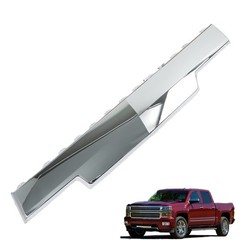 Chrome Front Lower Bumper Skid Plate for 2014 2015 Silverado 1500