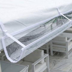 Heavy Duty Canopy Rain Gutter 8.2 Feet, 17.72″ Wide Tent Drainage