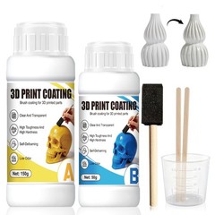 Mshunya 3D Print Coating, Epoxy Resin Kit Crystal, Clear for…