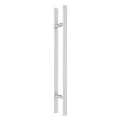 Pull Push Sliding Barn Door Handles Commercial Brushed H Shape Door Pull Handle
