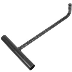 Reusable Steel Manhole Cover Hook T Shaped Lifting Device with Plastic Grip