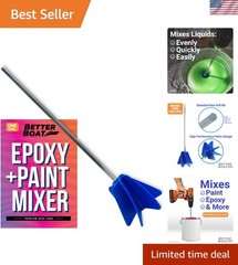 Patented Helical Paint Mixer Attachment for Quick Blending – Perfect for Gallons