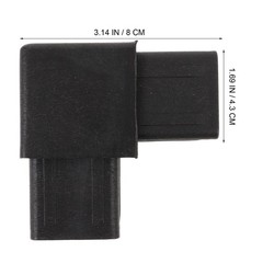 Right Angle Steel Pipe Connector Plastic Corner Brace Secure and Convenient Fit