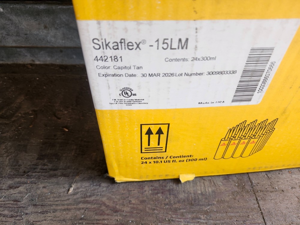 Sikaflex 15LM,Low Modulus Polyurethan Sealant,10.1 oz tube Capital Tan box of 24