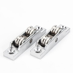 68.5mm Length Double Rollers Sliding Window Sash Pulley Wheel 4pcs