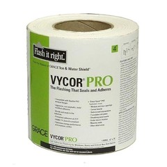 Grace Vycor Pro Self-Adhering Butyl Flashing – 4″ x 75′ Roll 4in, White