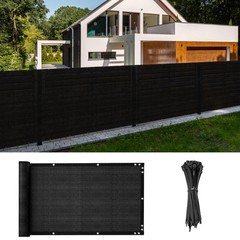Cliselda 3ft x 50ft Privacy Fence Screen, Heavy Duty Fencing Mesh Shade Cover…