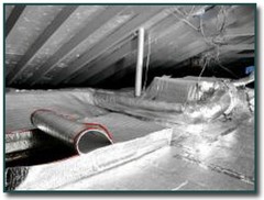 R8 HVAC Duct Wrap REFLECTIVE Insulation WHITE Foam Core 4FT X 50FT (SECONDS)