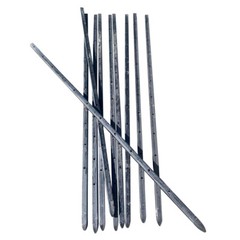 Sandbaggy 36″ Square Steel Concrete Form Stakes with Nail Holes – Rust Resistant