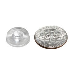 100 Pack SoftClose Door & Drawer Cabinet Furniture Bumpers 1/2″ (12.7mm) Diam…