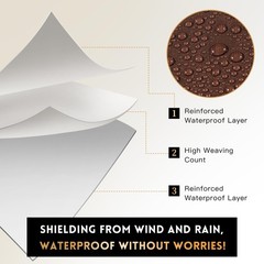 Tarp 6x8FT, 18 Mil Heavy Duty Large Tarps, 100% Waterproof Tarp, UV Resistant…