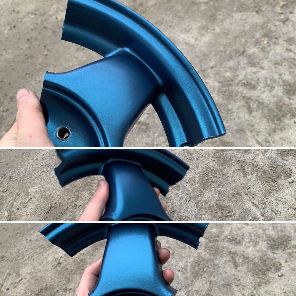 MATTE DENIM METALLIC DARK TEAL powder coating (FIT TRIBO), 1Lb/450g