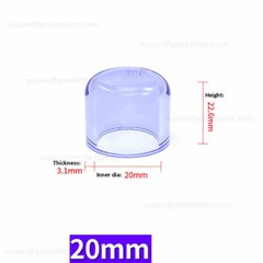 UPVC Plumbing Fittings Pipe End Caps For Aquarium Fish Tank Pond Solvent Weld