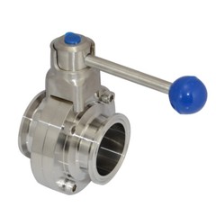 1-1/2″ 2″ 38 51mm Tri Clamp Ferrule Sanitary Butterfly Valve Stainless Steel 316