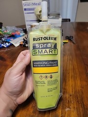 Rust-Oleum SpraySmart Spray Smart Yellow Marking Paint 10.5 Oz