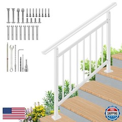 Bobolish Upgrade 2 In 1 Stair Handrailhorizontal Railing Adjustable 4 Step