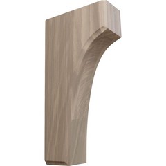 Ekena Millwork BKTW02X04X08CVWA 1.75-in. W x 4-in. D x 8-in. H, Walnut