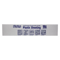 Clear Polyethylene Sheeting 4mil Water Resistant Plastic Film Surface Protection