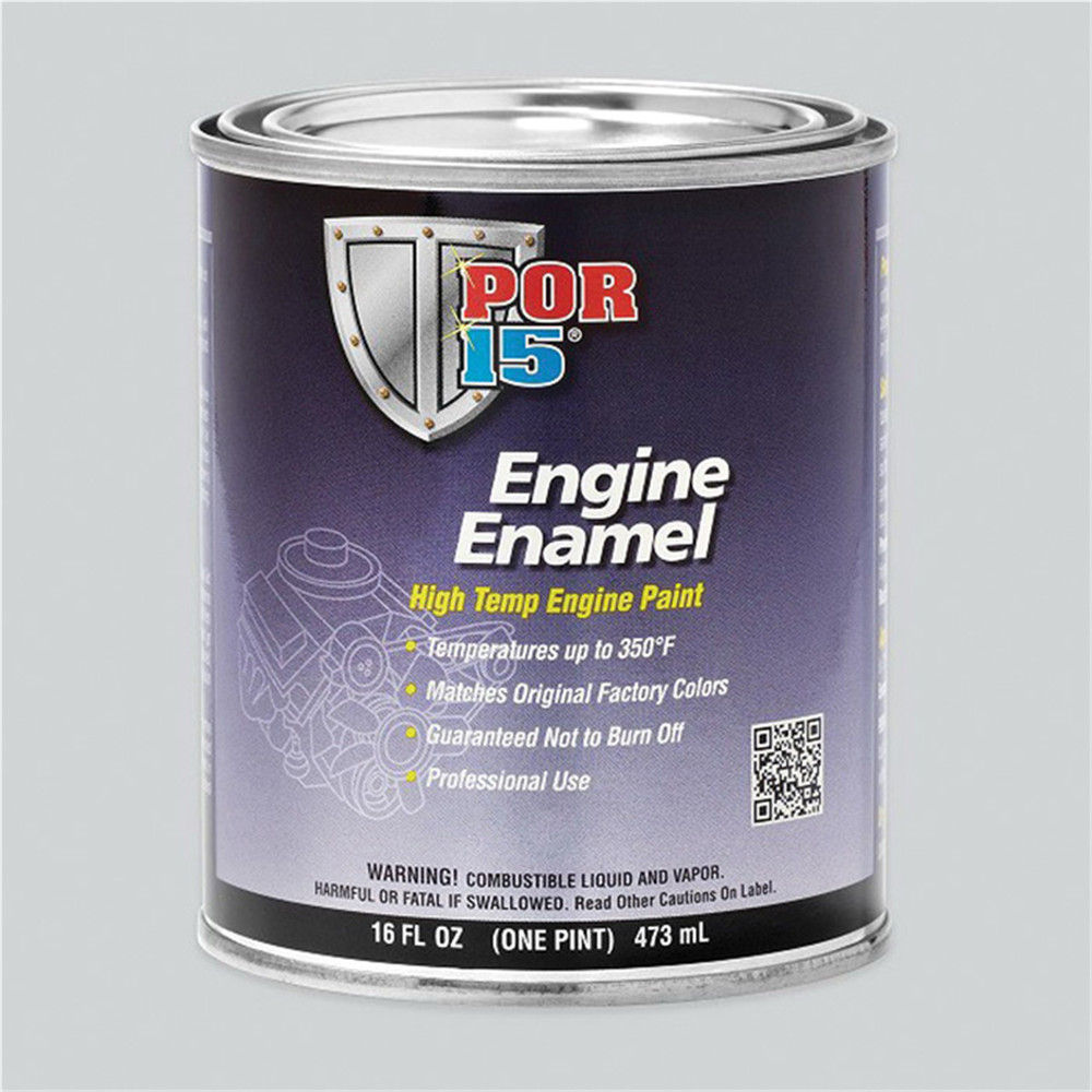 POR-15 INC 42038 High Temperature BLACK Engine Enamel Paint 1 Pint Can