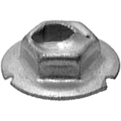 AVC.AP2896 AUVECO AP2896 Hex Washer Thread Cutting Nut, 3/16 in Stud x 3/8 in A