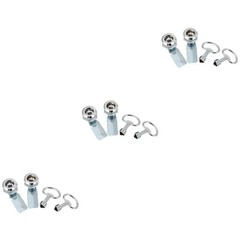 3 Pieces Multipurpose Triangle Lock Zinc Alloy Cabinet Distribution Locks Keys