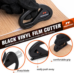 Wrapping Paper Cutter 2Pack (7 Blades), Car Vinyl Wrap Cutting Tool Snitty Safet