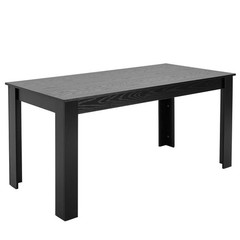 Rectangle Dining Table, 63 inch Length Large Wood Tables for 4-6 Person, Modern