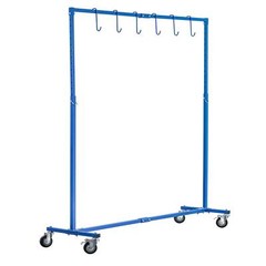 7-Foot Adjustable Height Paint Hanger Drying Rack, Auto Body Shop Painting Stand