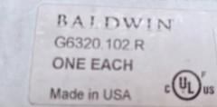 Baldwin Entry Mortise Lock G6320.102.R, Made in USA (Not Complete)