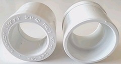 2X Lasco 1-1/2″ x 1″ Sch40 Reducing Bushing PVC Fitting #437211BC