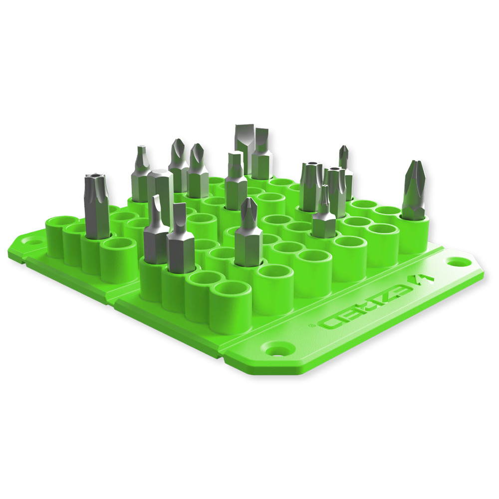 EZBIT-G E-Z Red 48 PIECE MAGNETIC FLEXIBLE BIT HOLDER