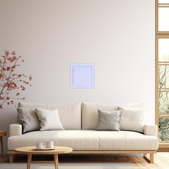 White Reinforced Plastic Removable Hinged Drywall Access Panel Door 6×6