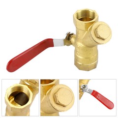 1/2″ 3/4″ 1″ BSP Brass Y Type Strainer Filter Ball Valve Equal Female Thread
