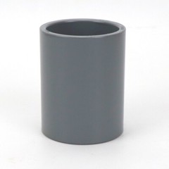 PVC Direct Pipe Fitting 20-110mm Straight Joint Water Pipe Socket Coupling Grey