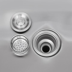 Single Bowl Kitchen Sink Fits Laundry Room Bathroom US Stainless Steel Durable