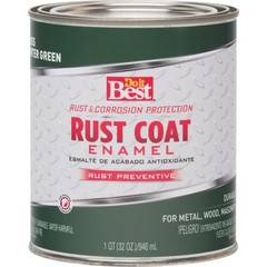Do it Best Rust Coat Oil-Based Gloss Enamel, Hunter Green, 1 Qt. 203572D SIM