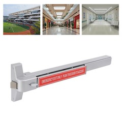 Push Bar Door Locks Metal Panic Bar For Exit DoorsExterior Lever 65cm SALE