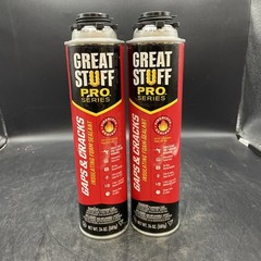 2pck Great Stuff Gaps & Cracks Orange Polyurethane Insulating Foam Sealant 24oz.